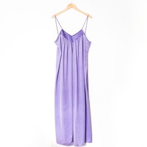 Donna Richard for Gilligan & O'Malley | Vintage 70's Purple Nightgown | Size L